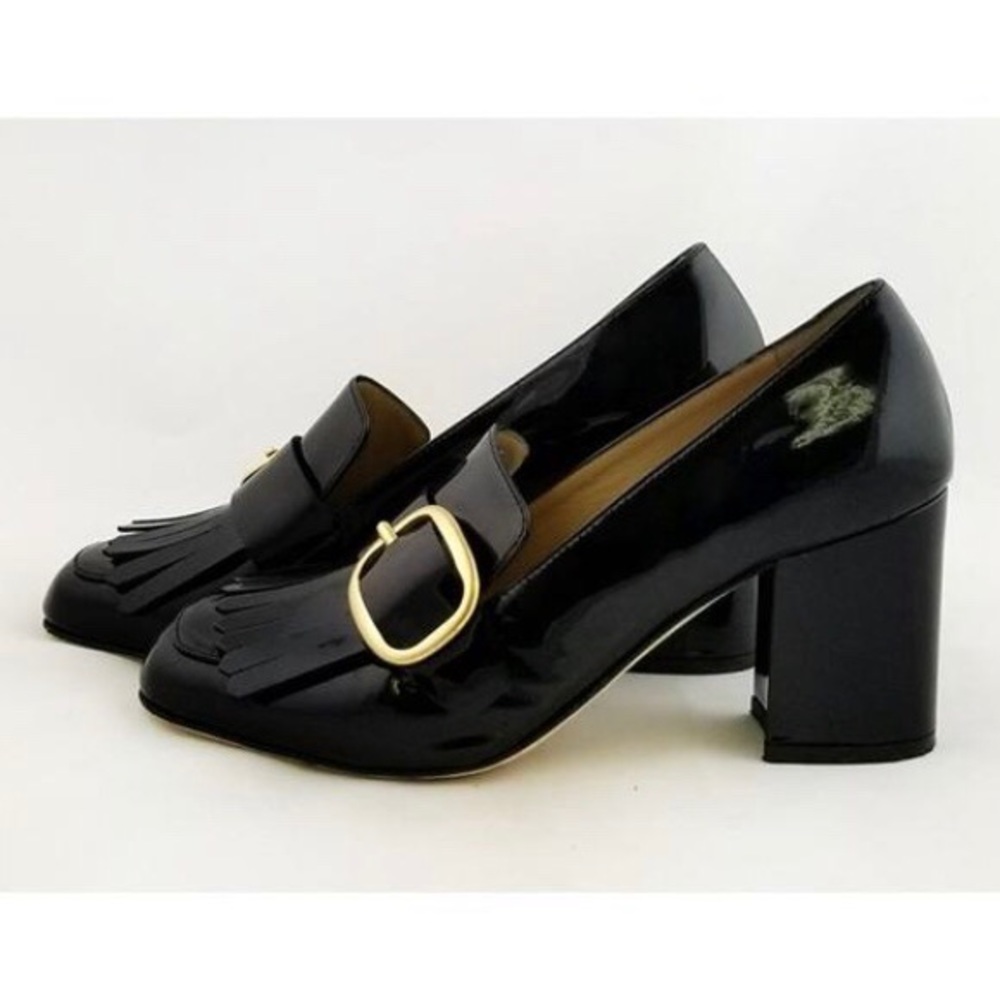 M. Gemi Slip On Leather Heels